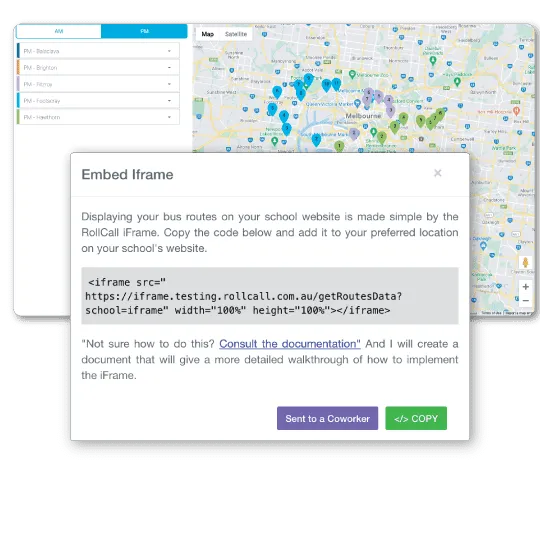 School bus management system
